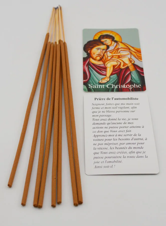 Saint Christopher Incense Sticks (pic 2)