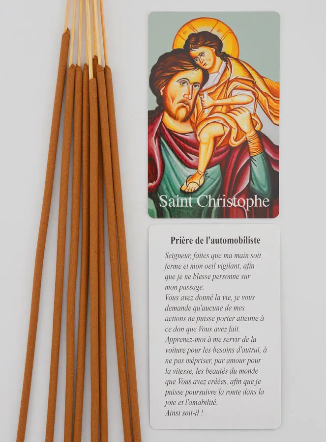 Saint Christopher Incense Sticks (pic 3)