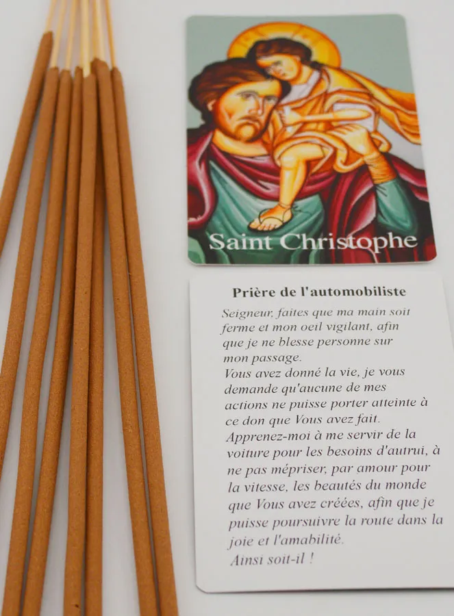 Saint Christopher Incense Sticks (pic 4)