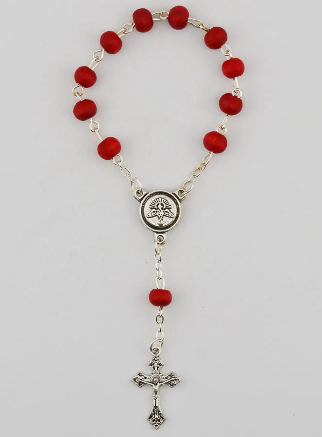 Wooden Decade Rosary Gift + Lourdes Icon Souvenir (pic 4)