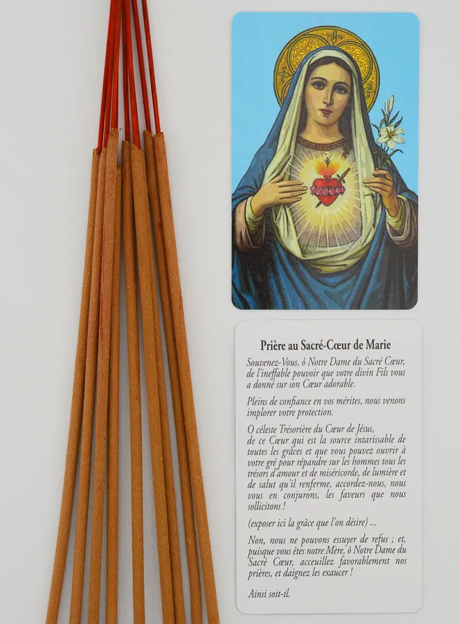 Sacred Heart of Mary Incense Sticks (pic 3)