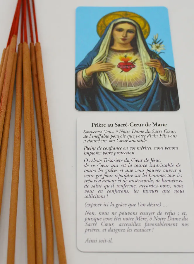 Sacred Heart of Mary Incense Sticks (pic 4)