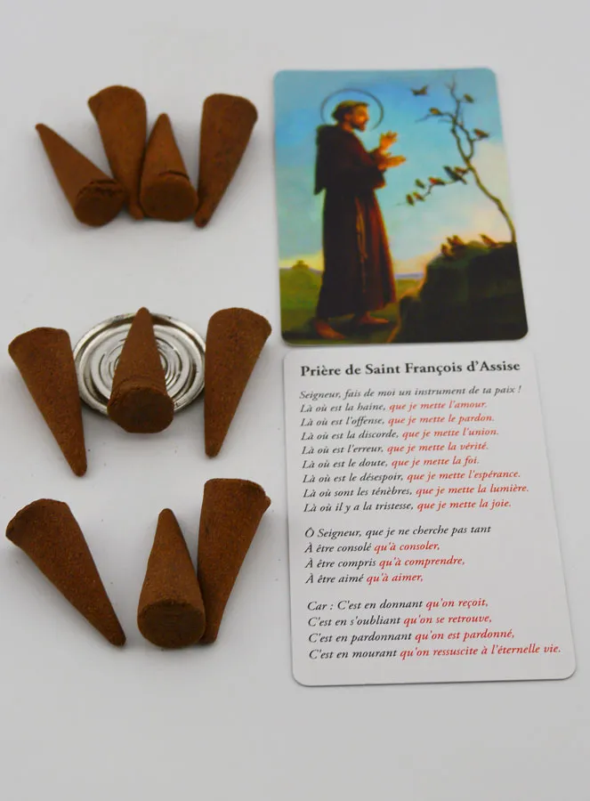 Saint Francis Incense Cones (pic 2)