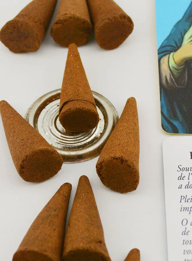 Sacred Heart of Mary Incense Cones (pic 2)