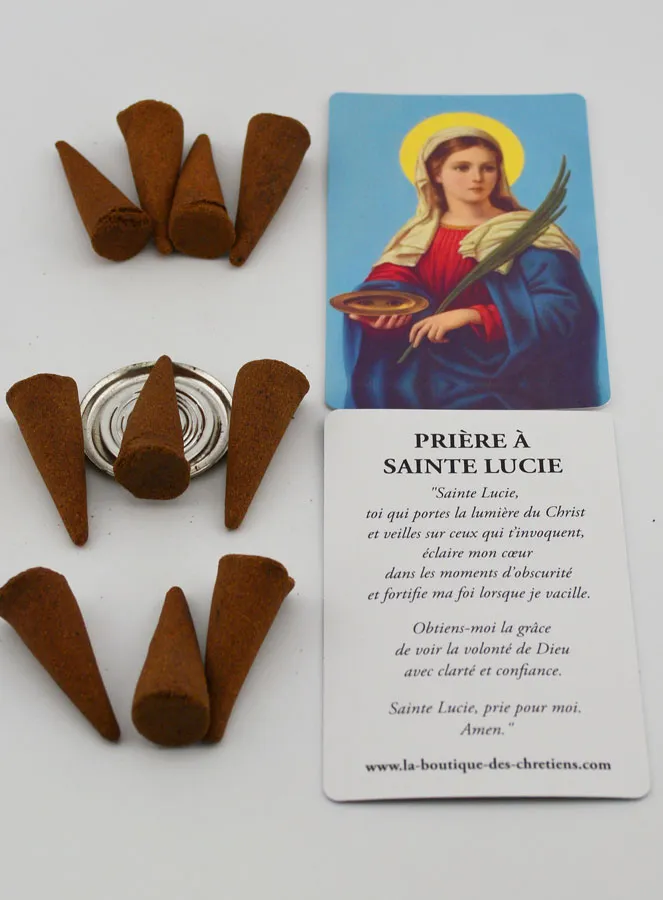 Saint Lucy Incense Cones (pic 2)
