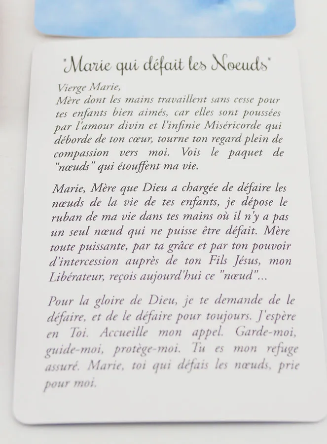 Mary Untier of Knots Incense Cones (pic 3)