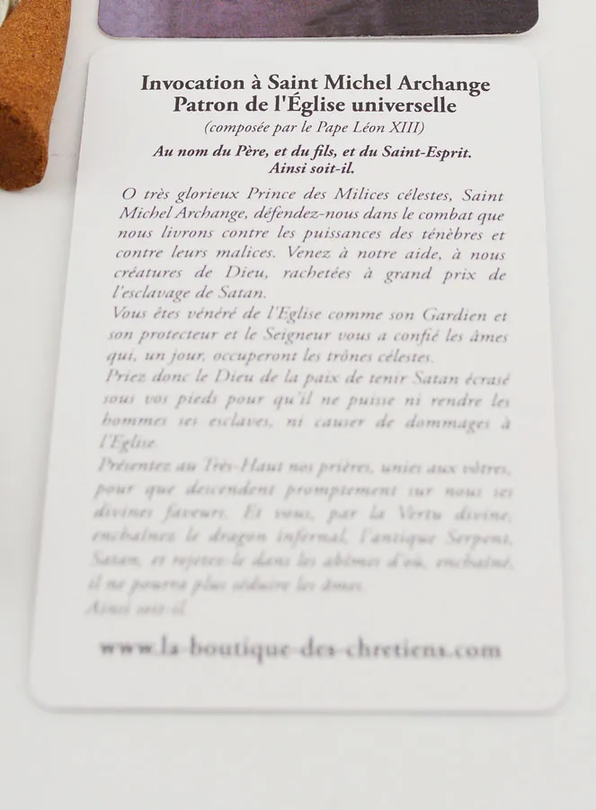 Saint Michael Archangel Incense Cones (pic 3)