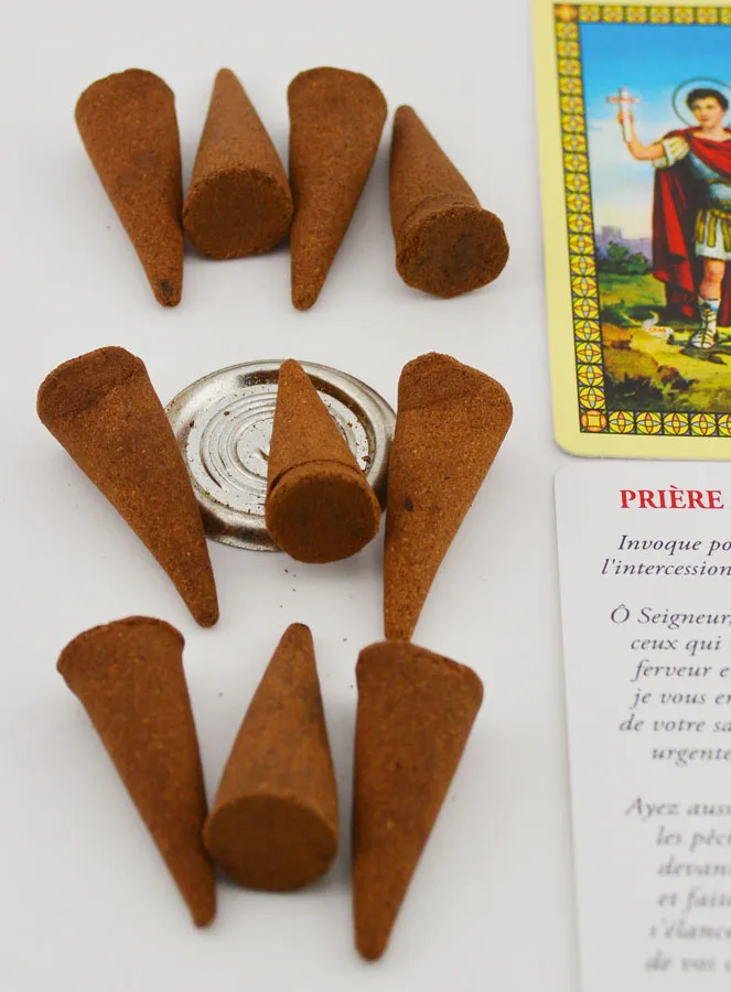 Saint Expedite Incense Cones (pic 2)