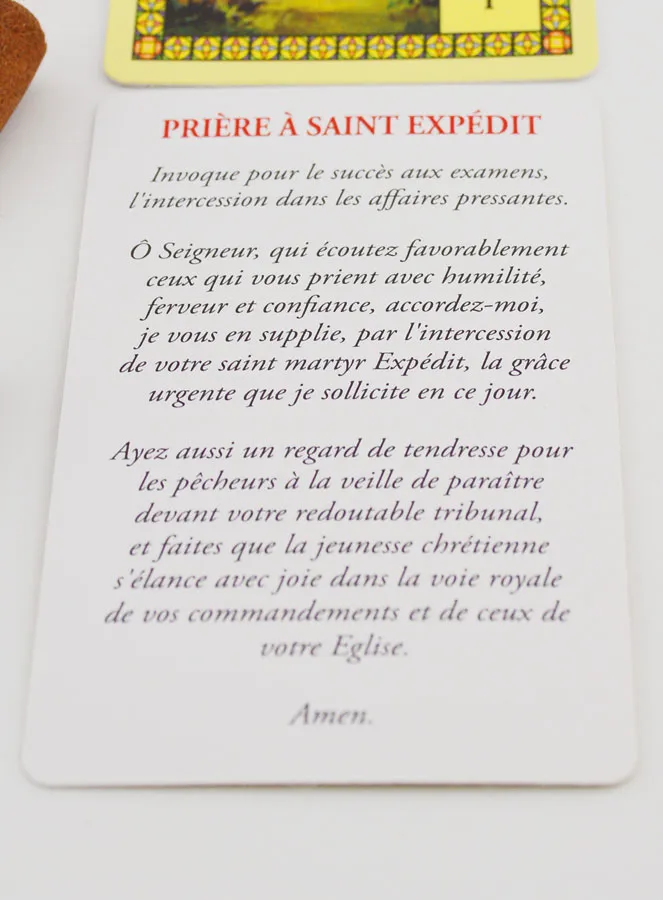 Saint Expedite Incense Cones (pic 3)