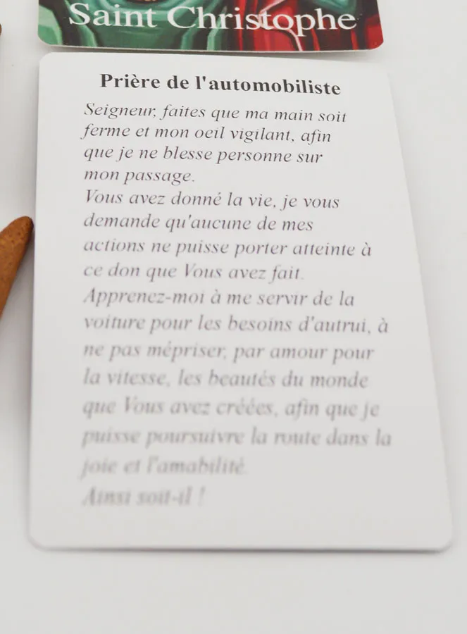 Saint Christopher Incense Cones (pic 3)