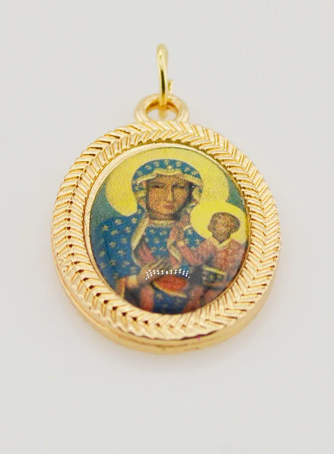 Religious Medal of the Black Madonna of Czestochowa (pic 2)