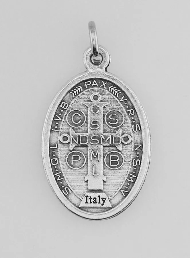 Saint Benedict Religious Silver Medal (pic 3)