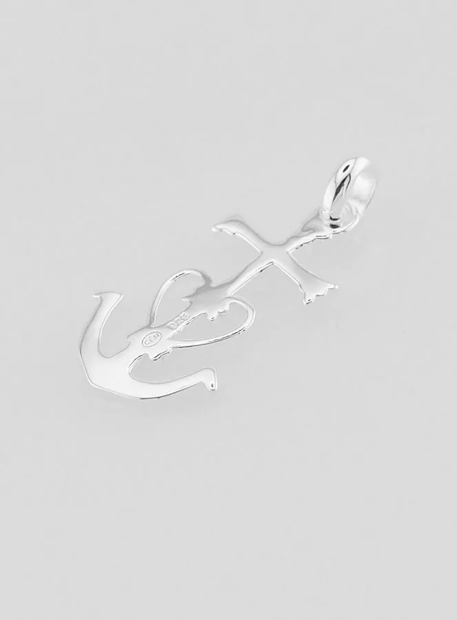 Silver Cross of Camargue Pendant 2.3 cm (pic 4)