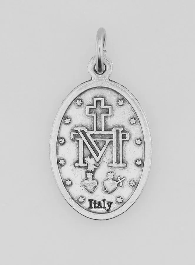 Miraculous Medal in Silver Metal (pic 2)