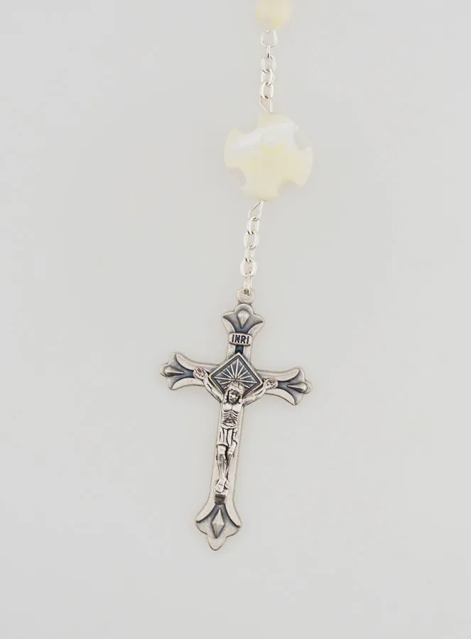 Precious Mother of Pearl Fashion Rosary (pic 3)