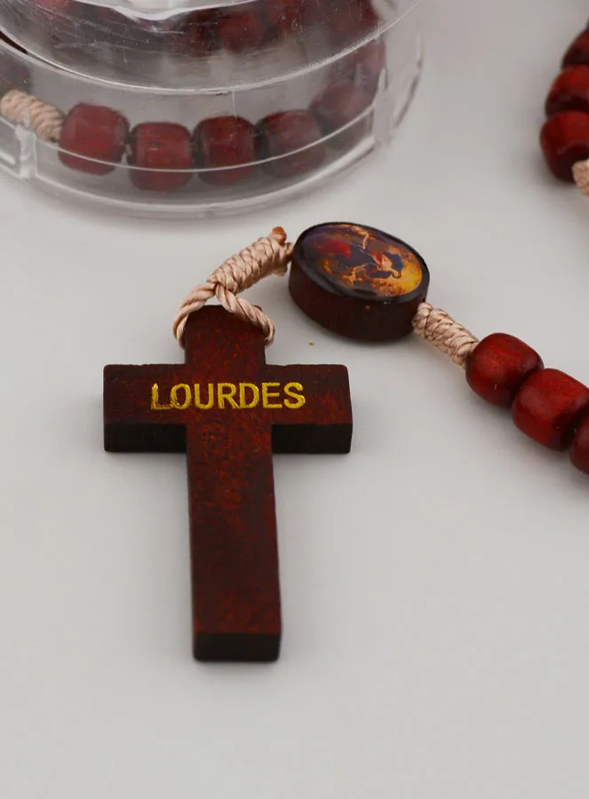Our Lady Untier of Knots Wooden Rosary (pic 3)