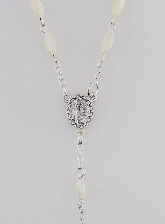 Mother of Pearl Rosary - 4mm (pic 3)