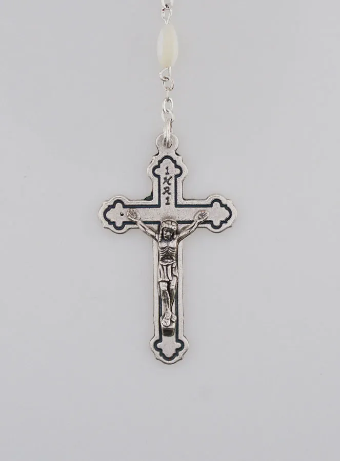 Mother of Pearl Rosary - 4mm (pic 4)