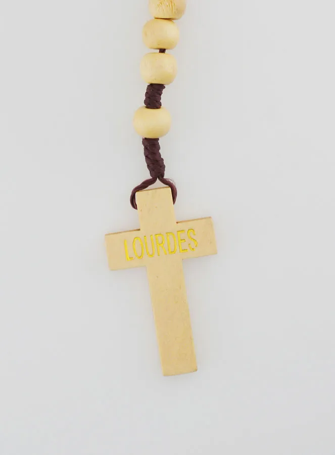 Wooden Rosary Saint Bernadette 6 Decades (pic 3)