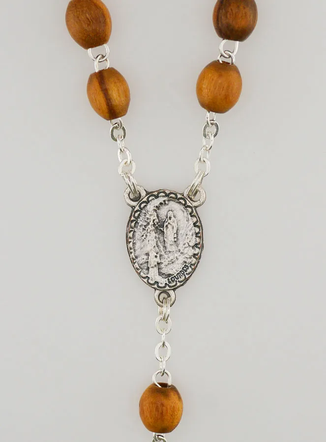 Olive Wood Rosary -5mm Beads (pic 4)