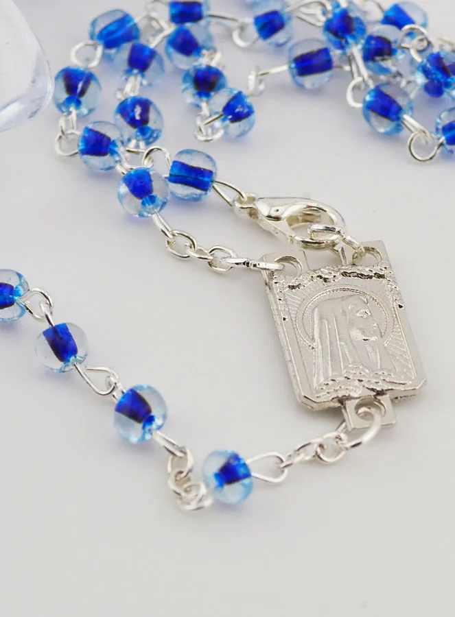 Children's Rosary with Blue Beads - Candy Box (pic 4)