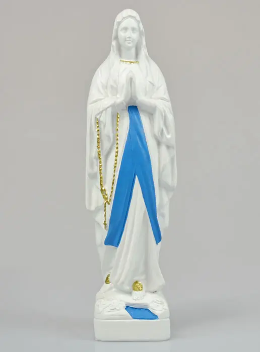 Virgin Mary of Lourdes with Veil Statue 32 cm (pic 2)