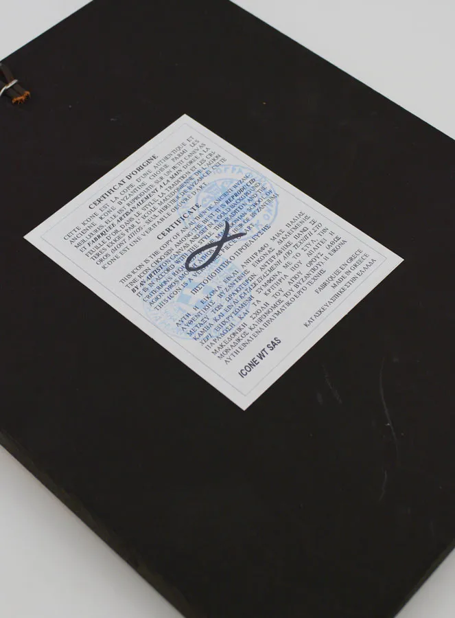 Icon Mother of God of Korsun - Red Veil - 25 cm (pic 4)