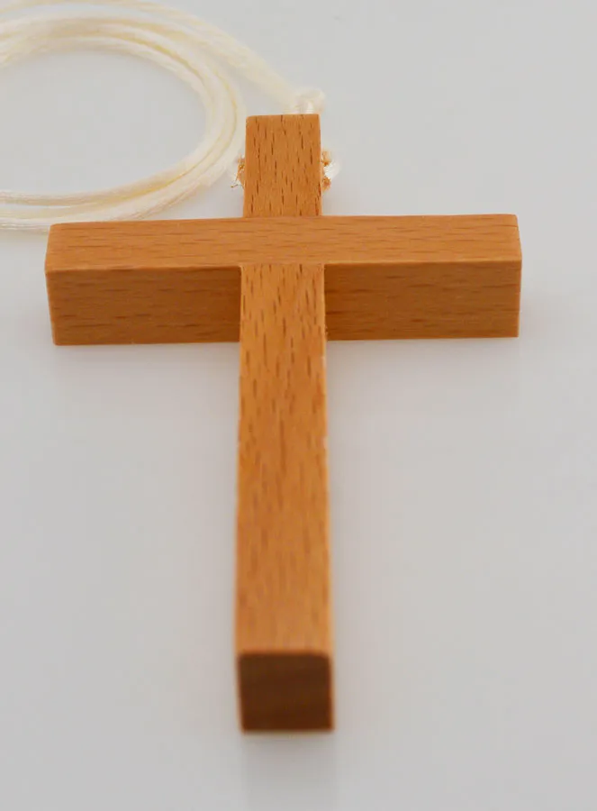 Communion Cross with Cord 9 cm (pic 3)