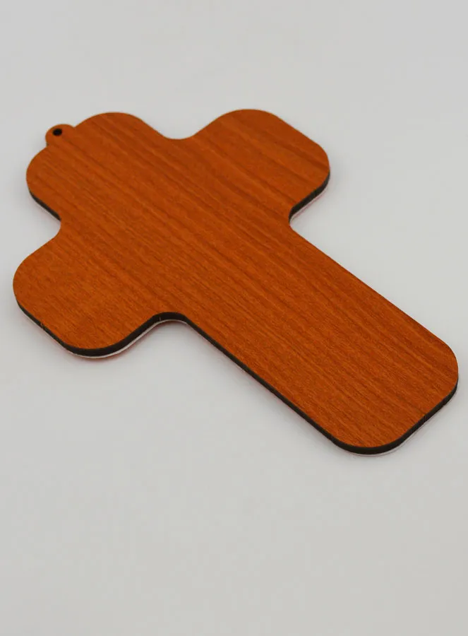 Holy Spirit Dove Child Wood Cross (pic 4)