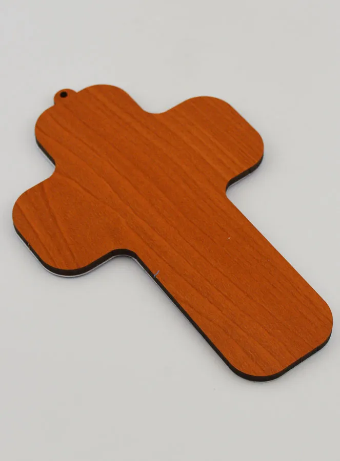 Child Wood Cross - Holy Family (pic 4)
