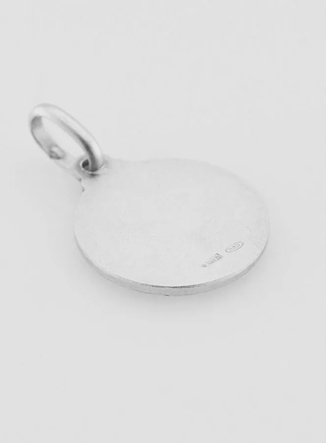 Sacred Heart of Jesus Solid Silver Medal - 1,4 cm (pic 4)