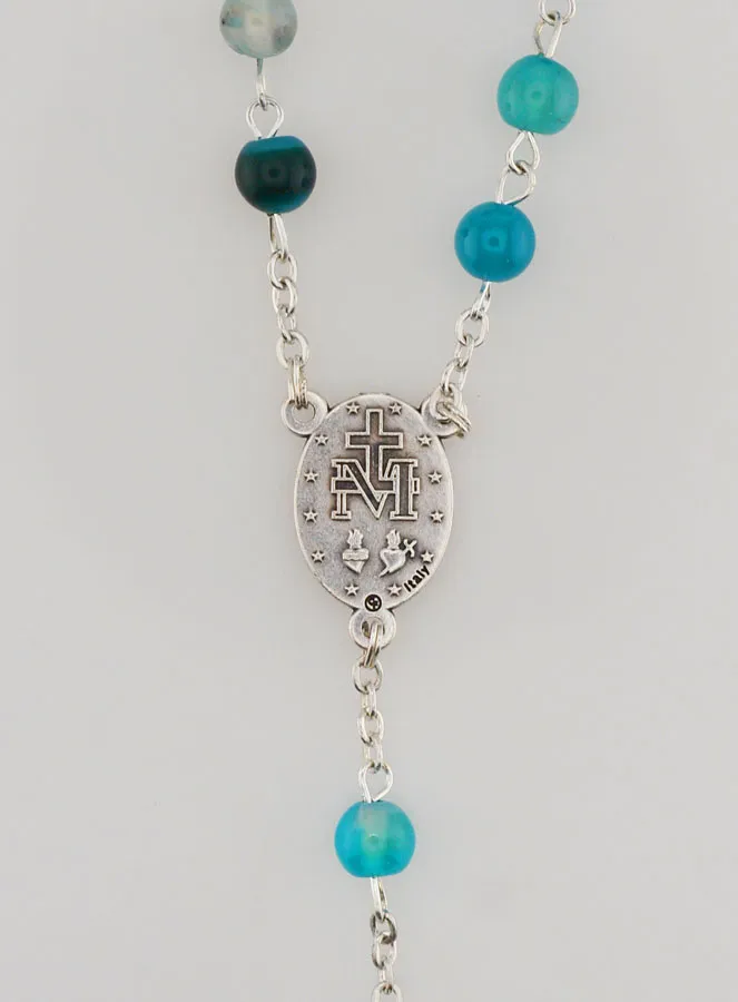 Fashion Rosary with Agate Beads (pic 4)