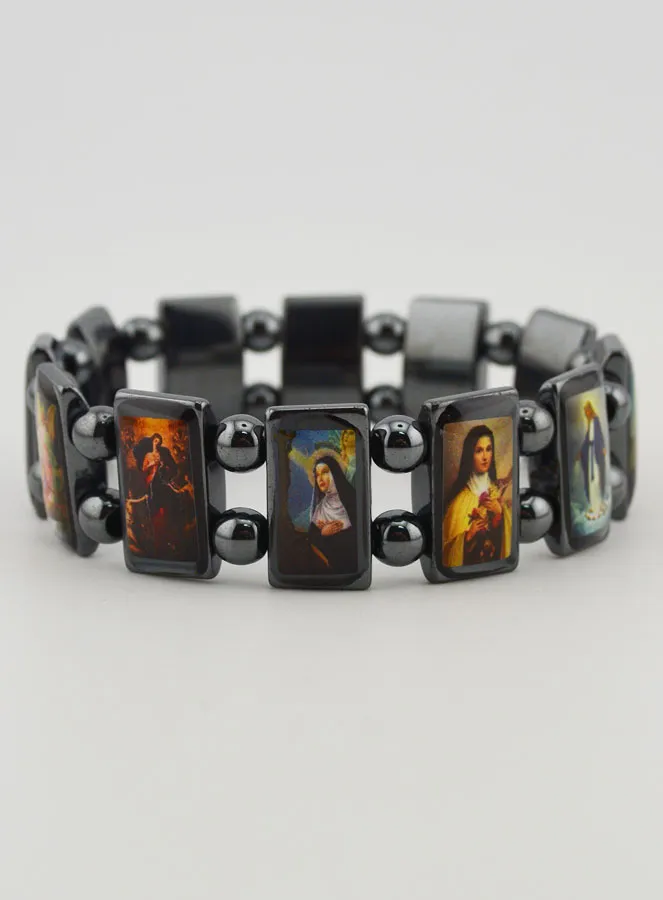 Holy Protectors Bracelet - Black Hematite (pic 3)