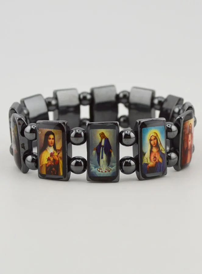 Holy Protectors Bracelet - Black Hematite (pic 4)
