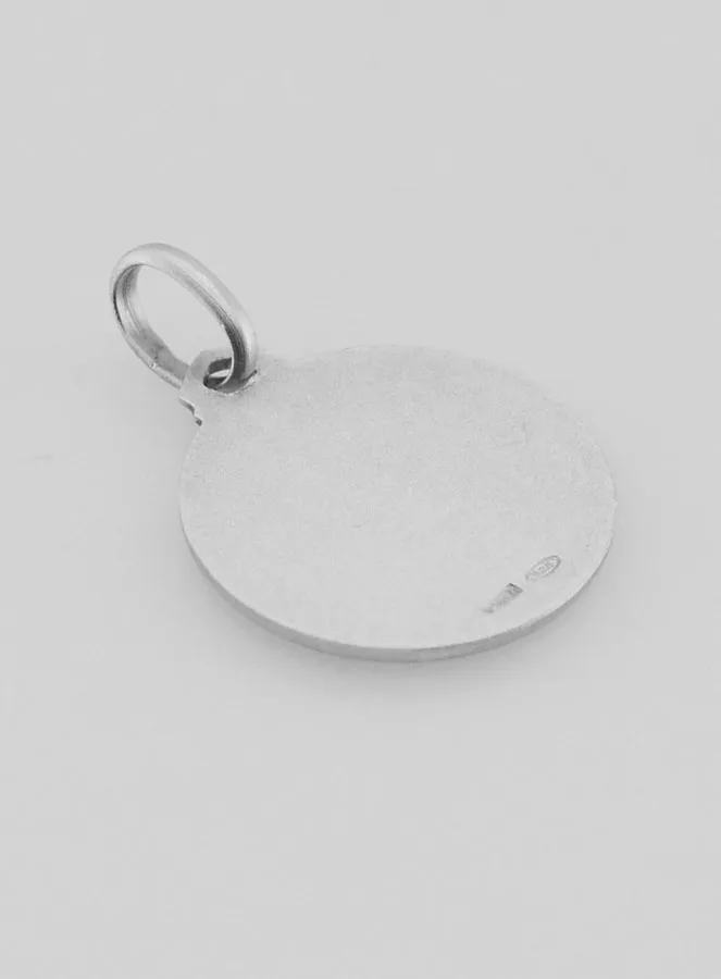 Saint Michael Solid Silver Medal - 1,6 cm (pic 4)