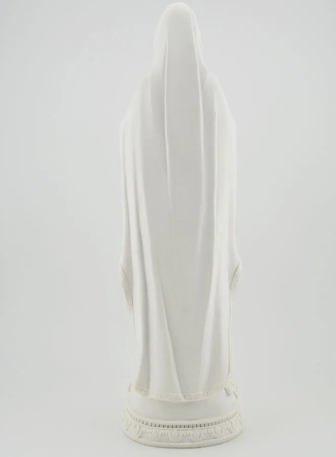 Our Lady of Lourdes with her Rosary Statue - 30 cm (pic 4)