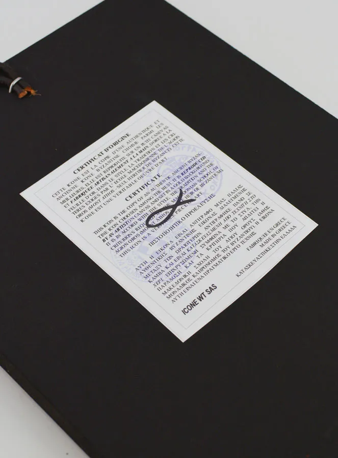 Icon Our Lady of Vladimir - Gold leaf - 23 cm (pic 4)