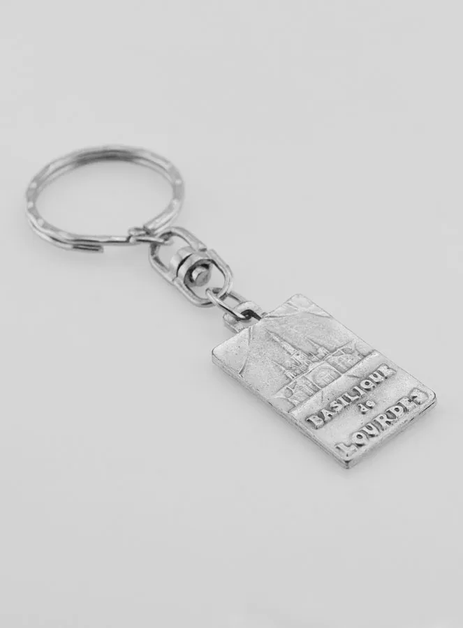 Basilica of Our Lady of Lourdes Religious Key Chain - 3 cm (pic 4)