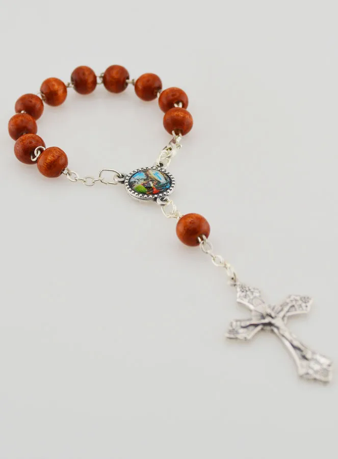 Wooden Decade Rosary Bracelet (pic 3)