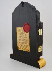 Triptych Icon Our Lady of Korsun - Gold Leaf - 26 cm