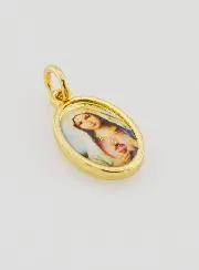 Sacred Heart of Mary Golden Medal - 1,5 cm