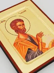 Byzantine Icon Saint Joseph with the doves - 17 cm