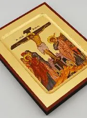 Byzantine Icon Crucifixion - 17 cm