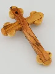 Orthodox Olive Wood Crucifix - 13 cm