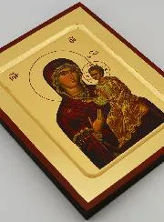 Byzantine Icon Virgin Hodegetria - Gold Leaf - 17 cm