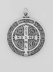 Saint Benedict Metal Medal - 3,6 cm
