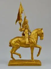 Saint Joan of Arc Handpainted Statue - 18 cm