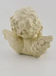 Blowing Guardian Angel Statue - 13 cm