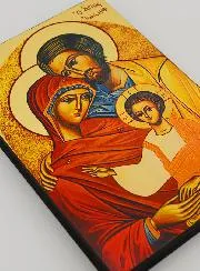 Byzantine Icon Holy Family - 20 cm