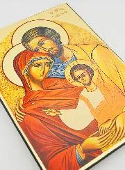 Greek Byzantine Icon Holy Family - 25 cm